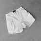 Reaven Ivory White Basic Cargo Shorts