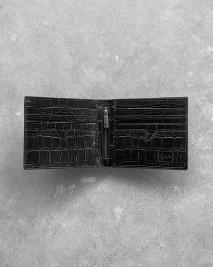 Reaven Black Leather Wallet