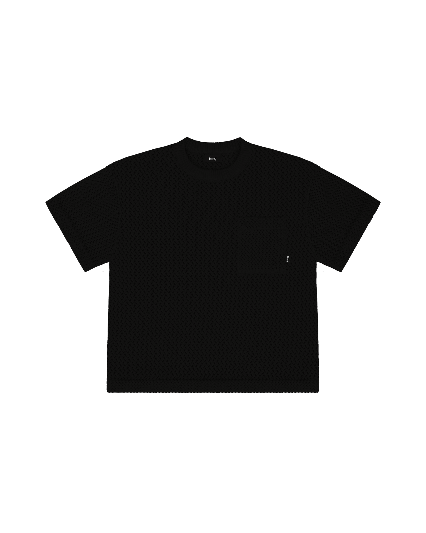 Reaven Black Knitted T-Shirt