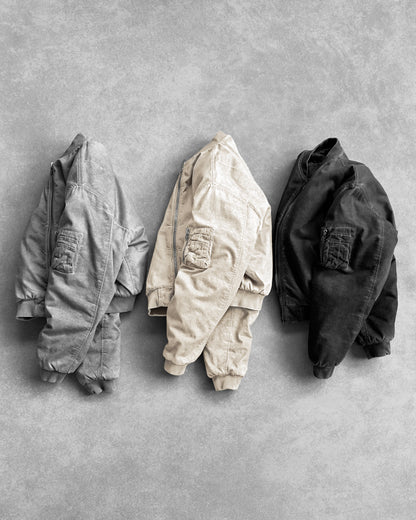 Reaven Grey Dynasty Bomber Jacket