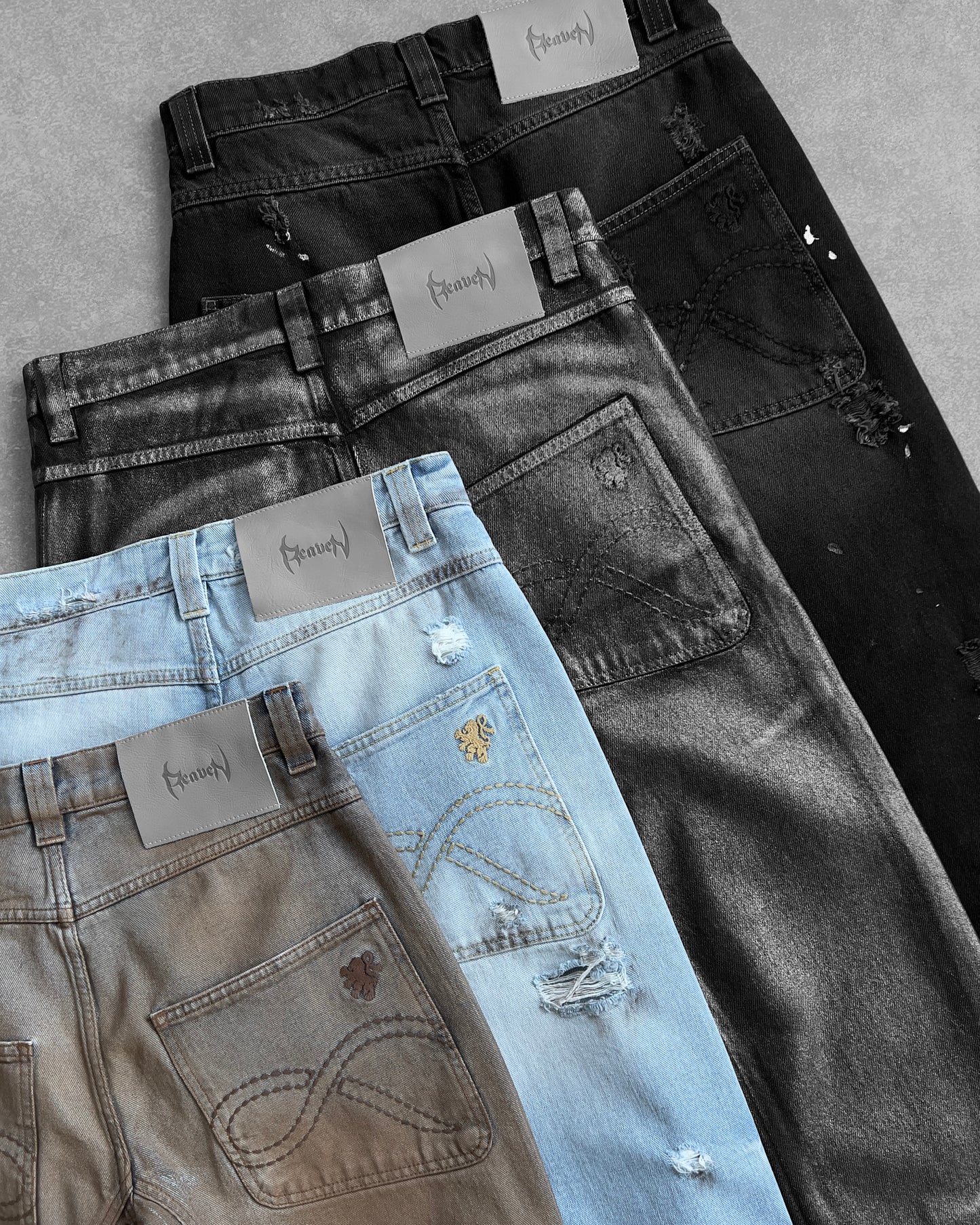 Reaven Coated Lionheart Denim Jeans