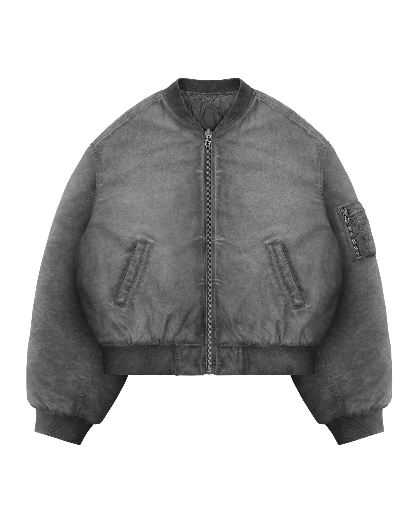 Reaven Grey Dynasty Bomber Jacket