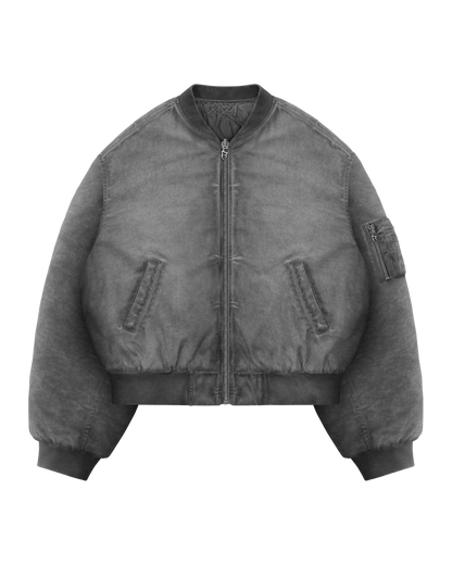 Reaven Grey Dynasty Bomber Jacket