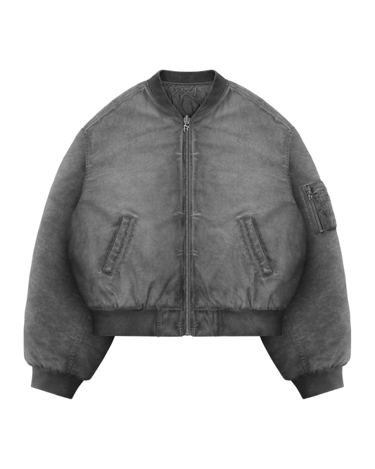 Reaven Grey Dynasty Bomber Jacket