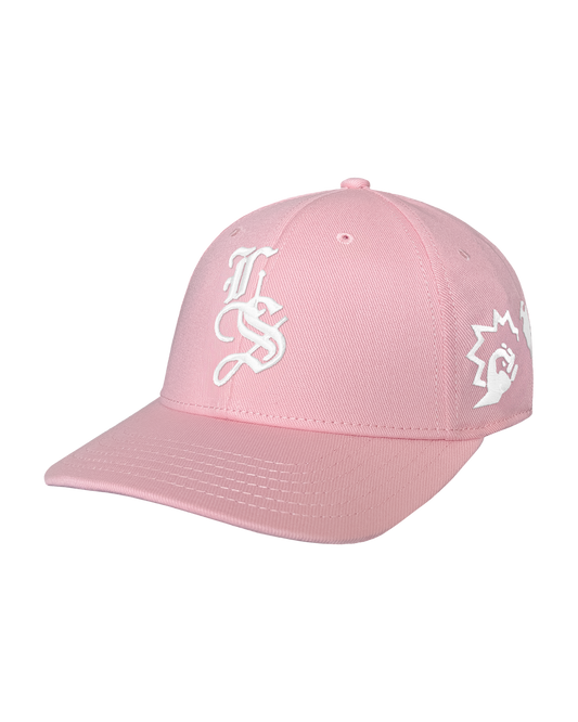 Reaven Pink Los Santos Vices Fitted Hat