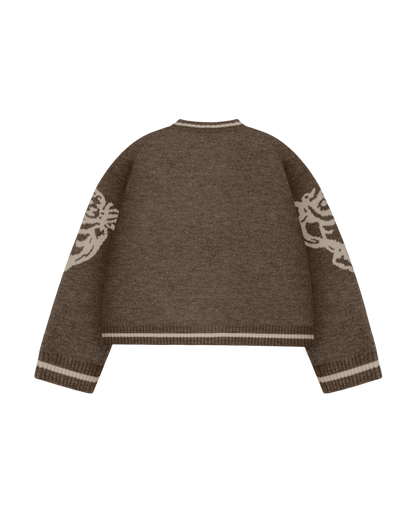 Reaven Mocha Brown Rinascimento Knit